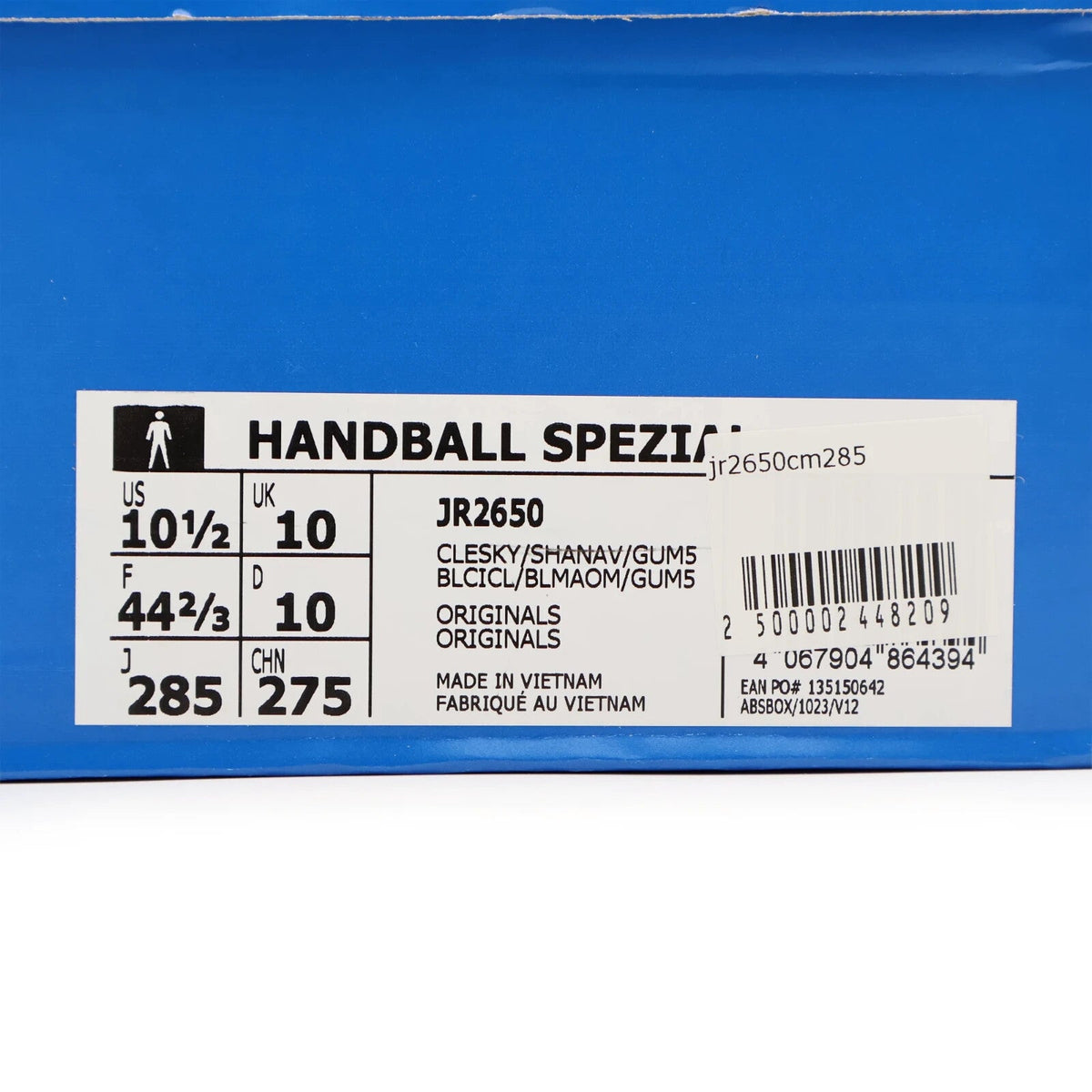JR2650 adidas Originals Handball Spezial Clear Sky Shadow Navy Gum (Men's)