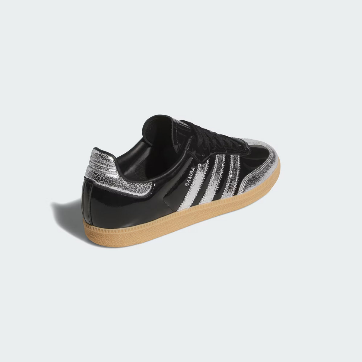 KI0172 adidas Samba OG Core Black Silver Metallic (Men's)