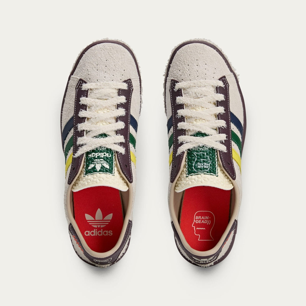 JR7943 Brain Dead adidas Originals Forest Hills Cream White (Men's)