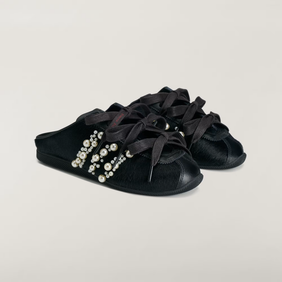 KH7275 Simone Rocha Ã adidas Japan Slip-On Pony Hair "Core Black" (Women's)