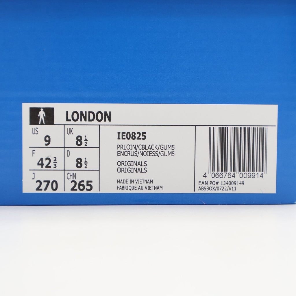 IE0825 adidas Originals London Preloved Ink Core Black Gum Navy Blue (Men's)