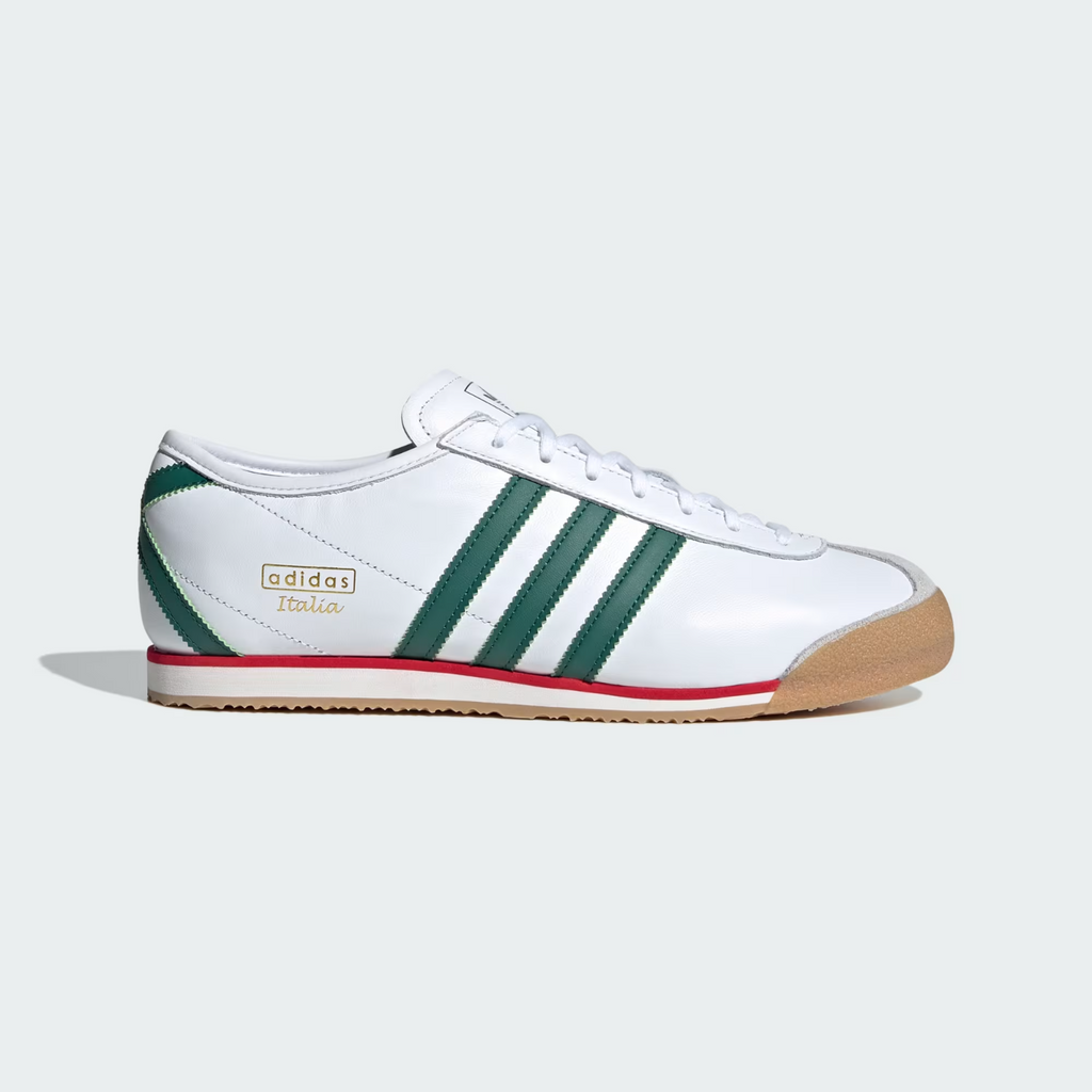 JS1325 adidas Originals Italia 70s Cloud White Collegiate Green Gum (Men's)
