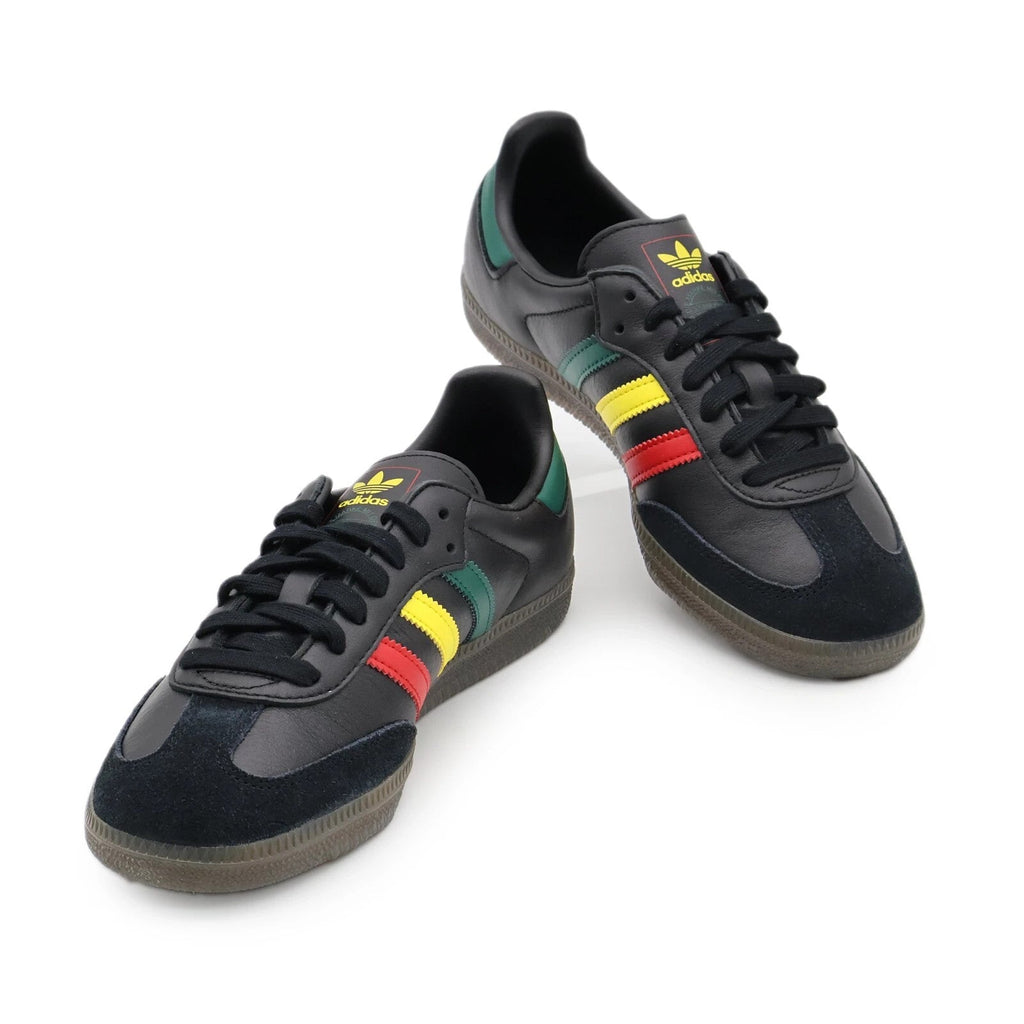 IH3119 adidas Originals Samba OG Rasta Core Black Green Yellow Red (Men's)