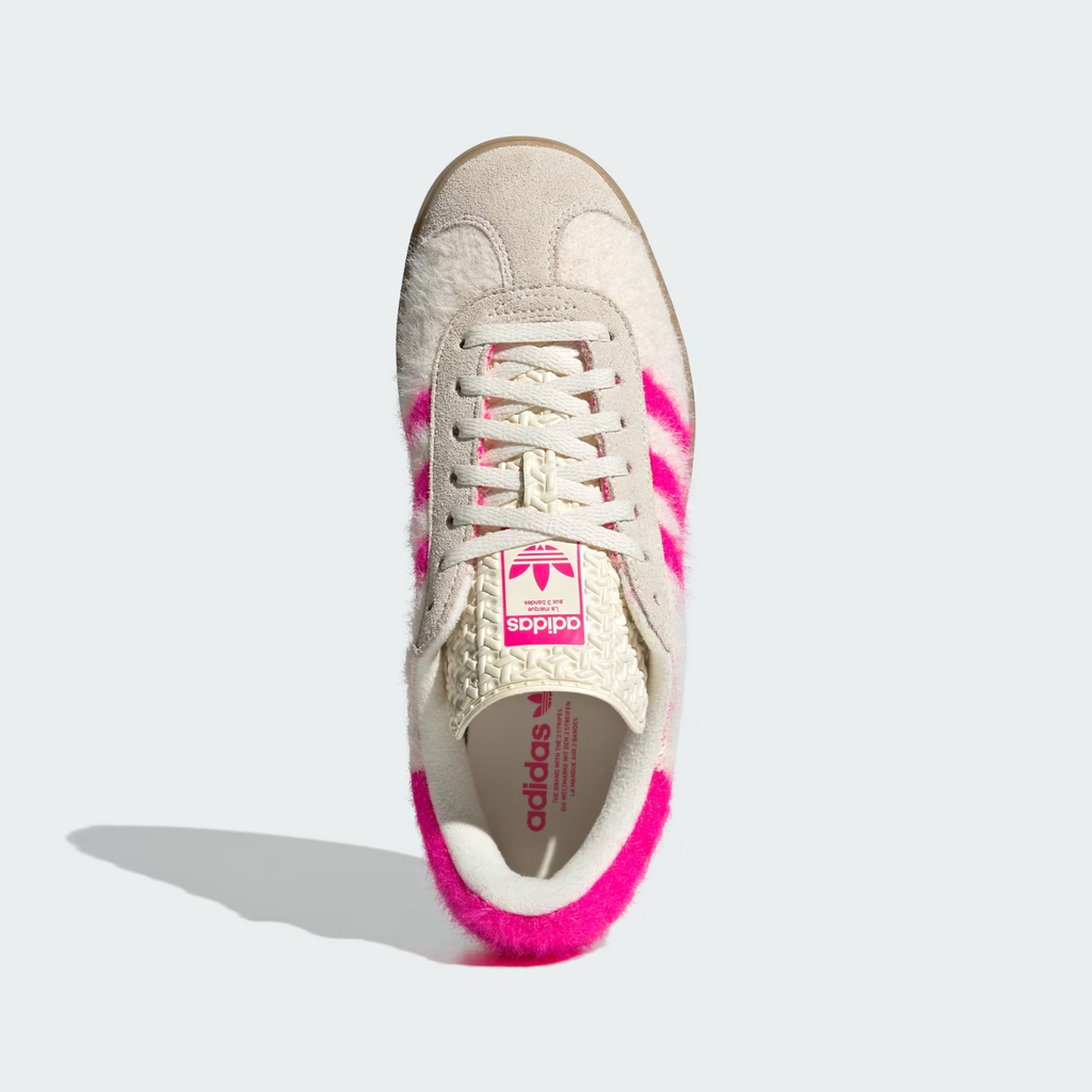 JS3908 adidas Originals Gazelle Bold Cream White Shock Pink Gold (Women's)