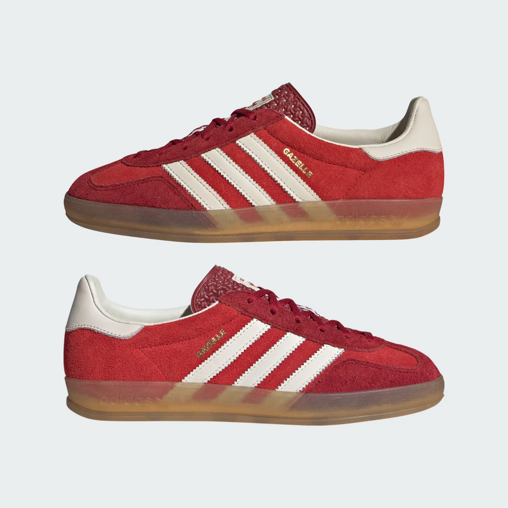 IE1051 adidas Originals Gazelle Indoor Red White Gum (Women's)