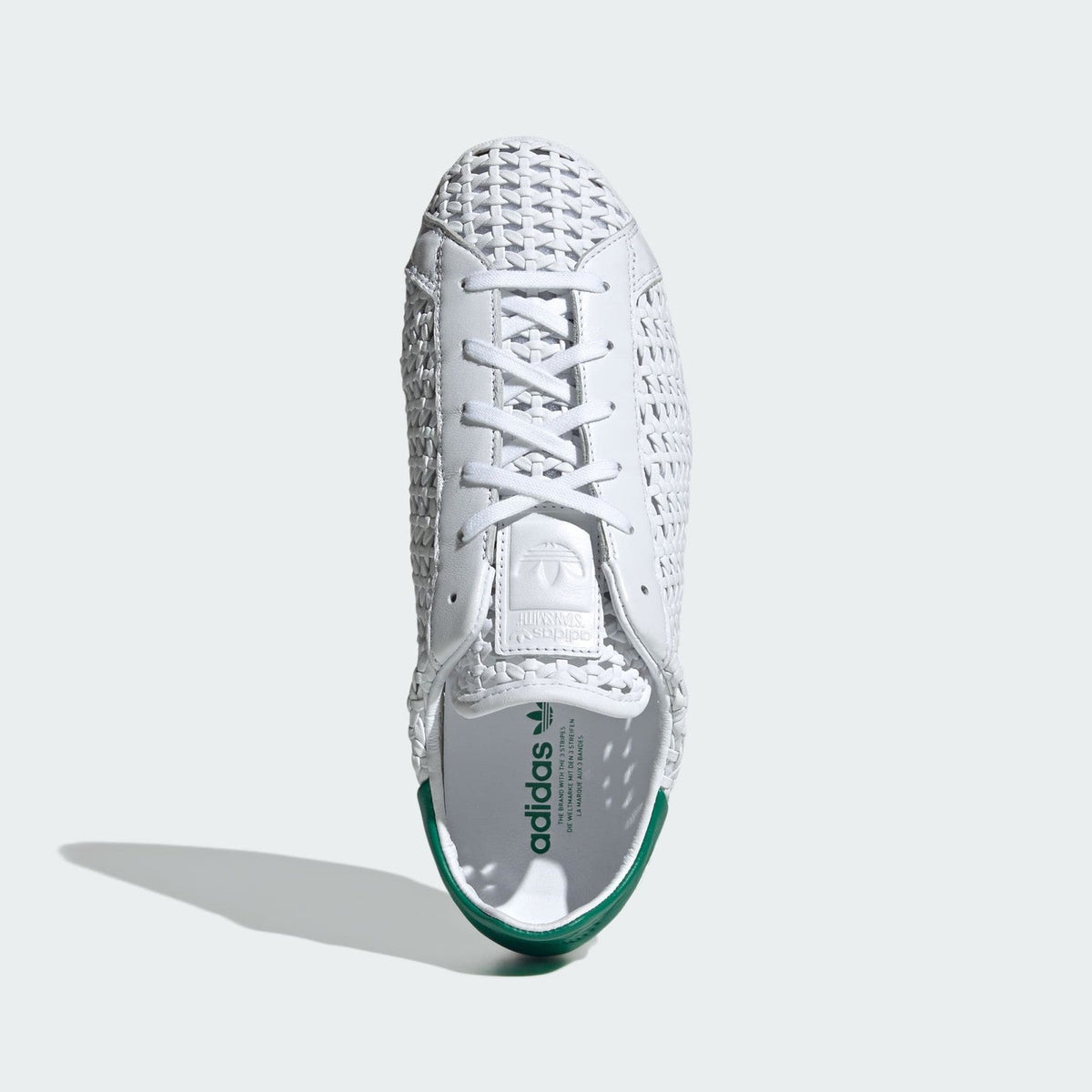 IH9356 adidas Women's Stan Smith Basketweave WhiteGreen (Women's)