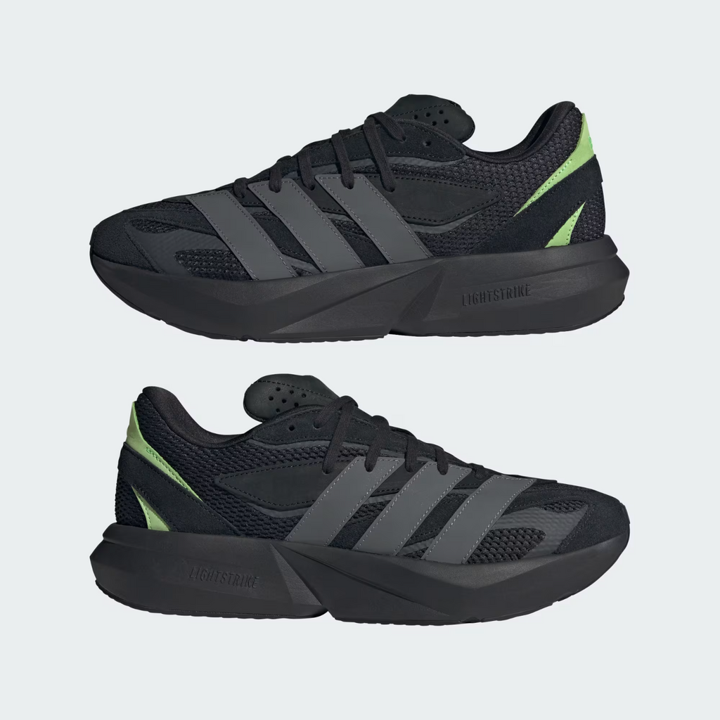 JR3465 adidas Lightblaze Core Black Grey Five Lime Burst (Men's)