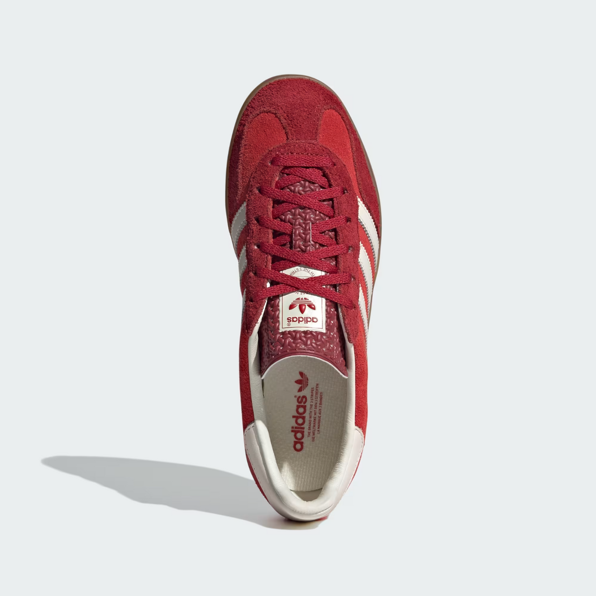 IE1051 adidas Originals Gazelle Indoor Red White Gum (Women's)