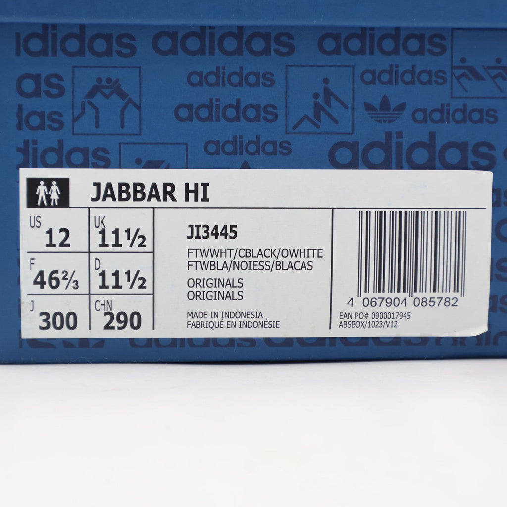 JI3445 adidas Originals Jabbar Hi Footwear White Core Black (Men's)