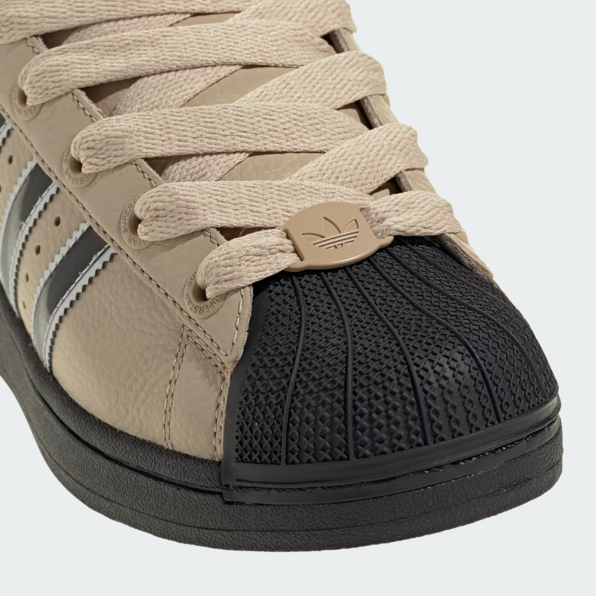 JR4234 adidas Originals Superstar 2 Stone Khaki Silver Metallic (Women's)