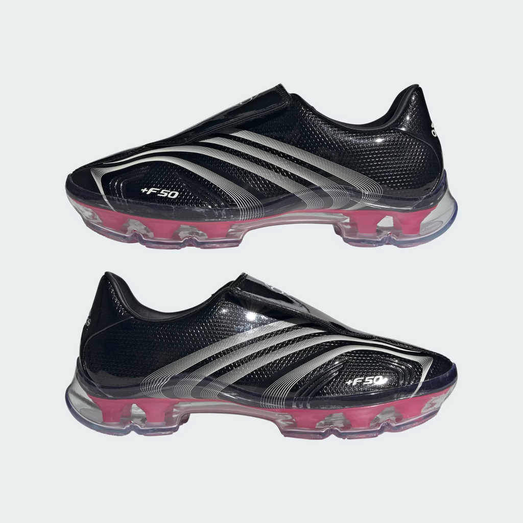 KK0908 adidas F50 Adiframe "Core Black/Zero Metalic/Lucid Pink" (Women's)