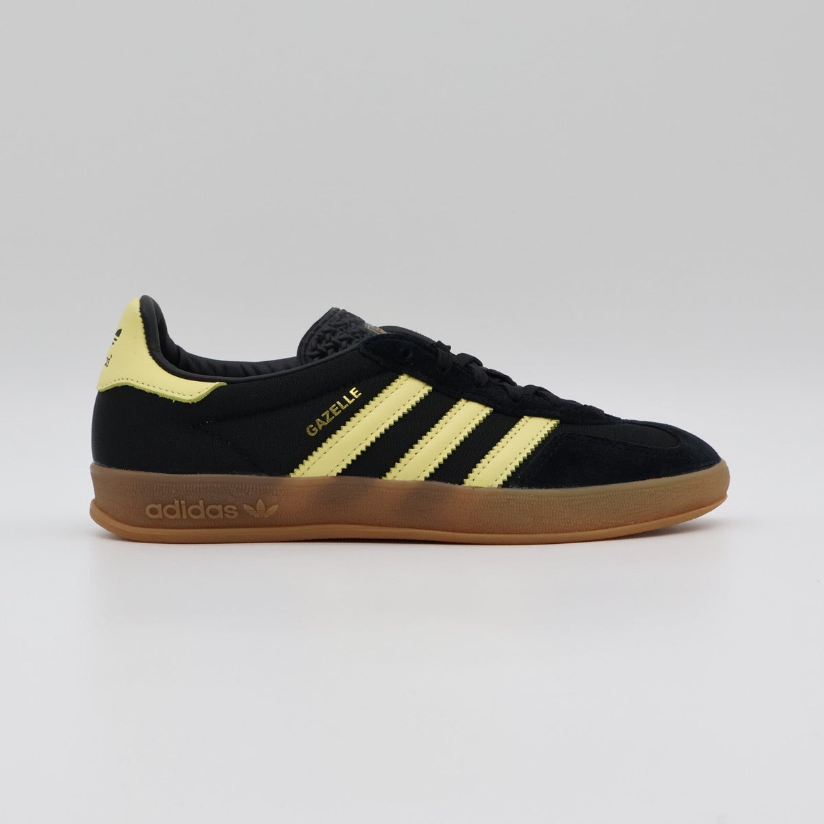 IG4999 adidas Originals Gazelle Indoor Core Black Almost Yellow Gum (Men's)