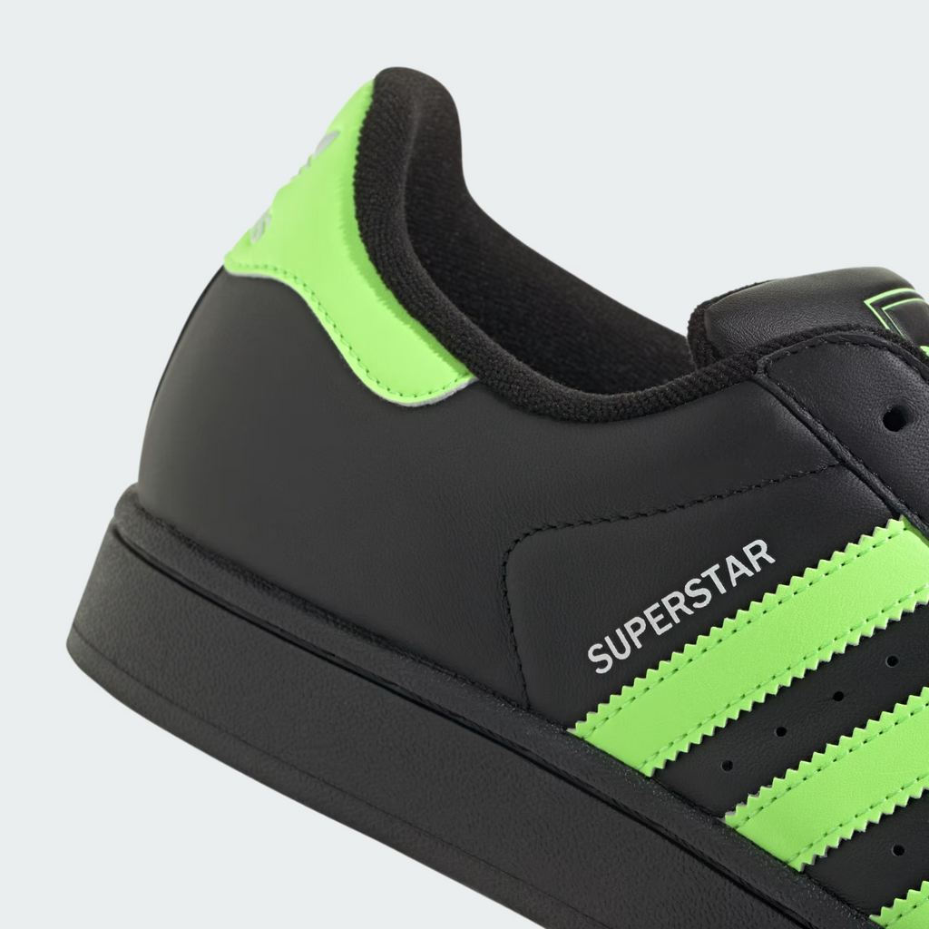 JQ3175 adidas Originals Superstar 2 Core Black Signal Green Cloud White (Men's)