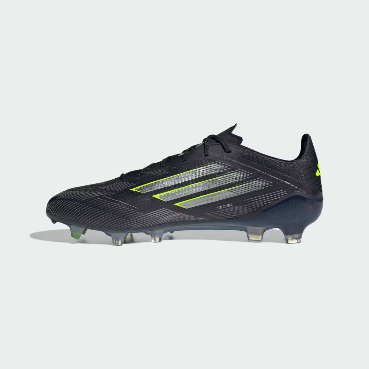 JH7616 adidas F50 Elite Firm Ground Boots Core Black Iron Metallic  (Men's)