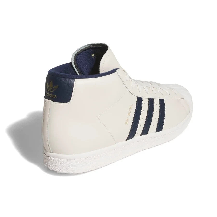 JQ7722 adidas Originals Pro Model Midcut Spikeless Golf Chalk White Night (Men's