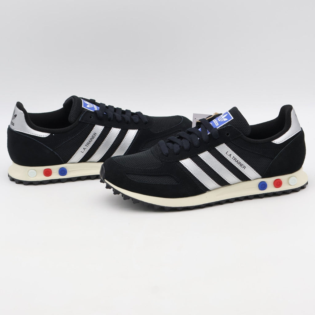 KJ4381 adidas LA Trainer OG Core Black Silver Metallic (Men's)