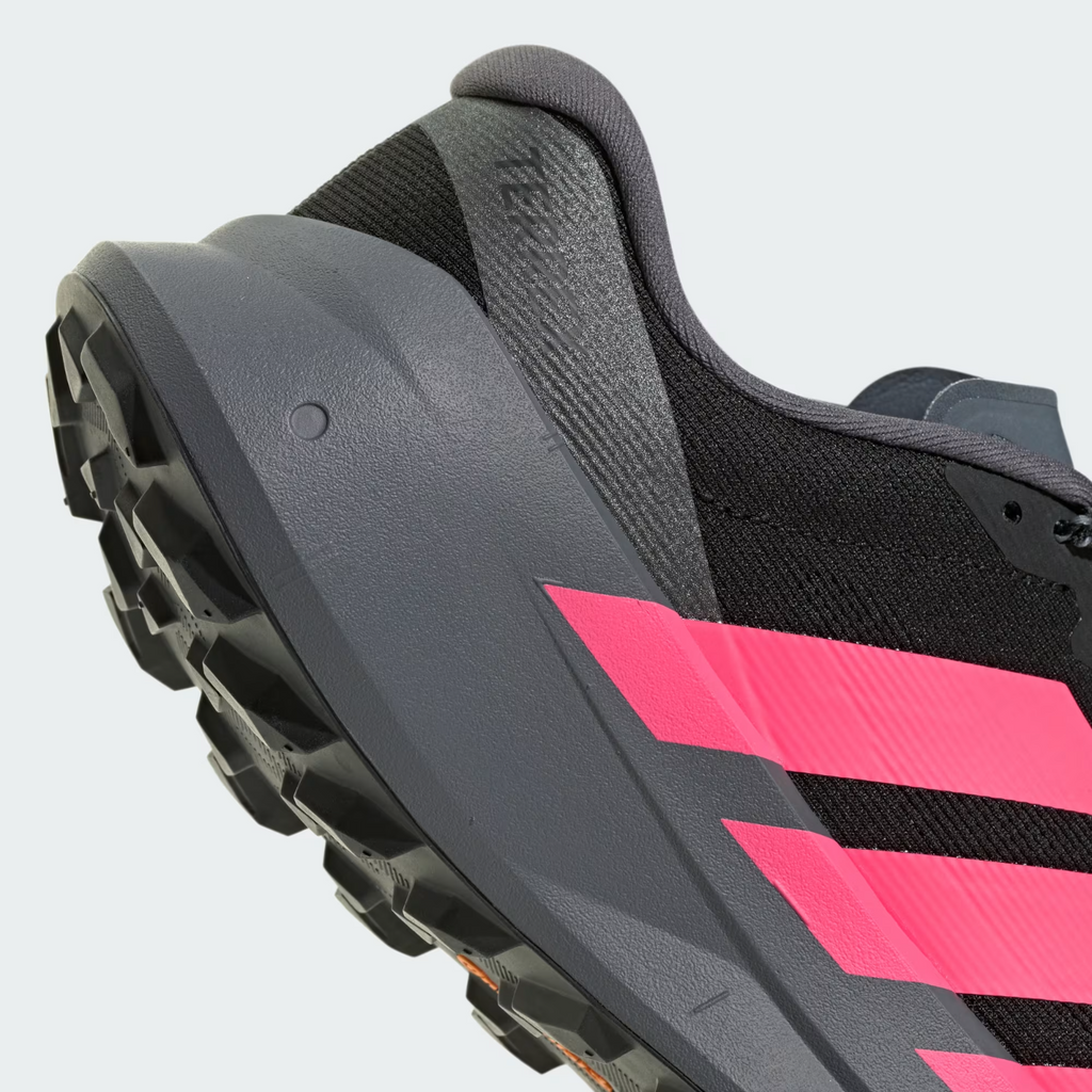 KZ8663 adidas Terrex Agravic SL Trail Running "Core Black/Solar Turbo" (Men's)