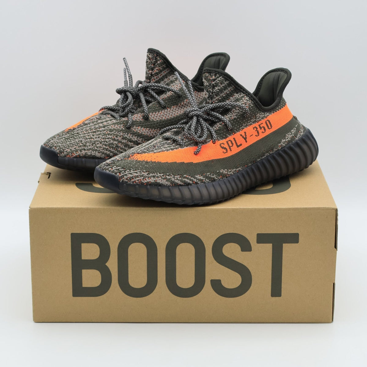 HQ7045 adidas Yeezy Boost 350 V2 Carbon Beluga Bitter Brown Orange (Men's)
