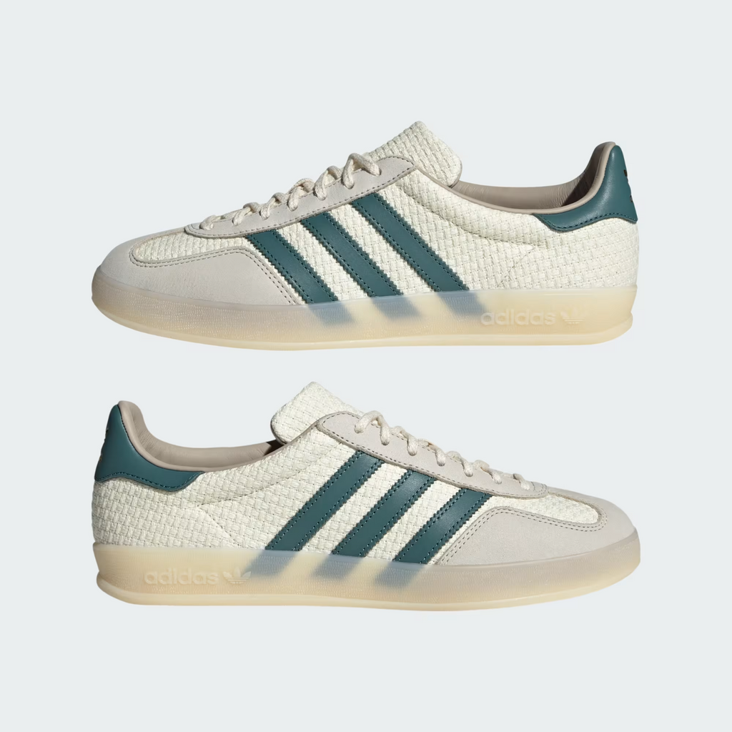 JR3837 adidas Originals Gazelle Indoor Cream White Preloved Teal Wonder (Men's)
