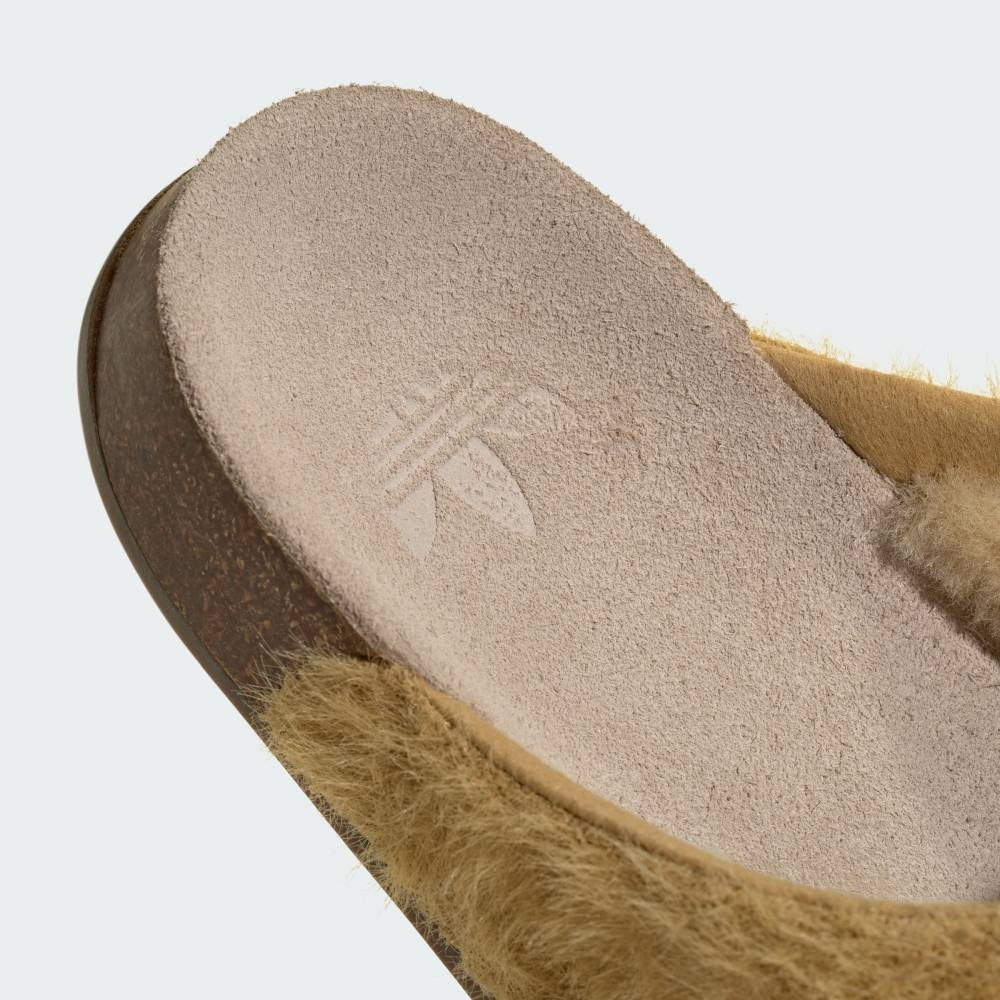 HQ8148 adidas Adimule Slides "Golden Beige" (Women's)