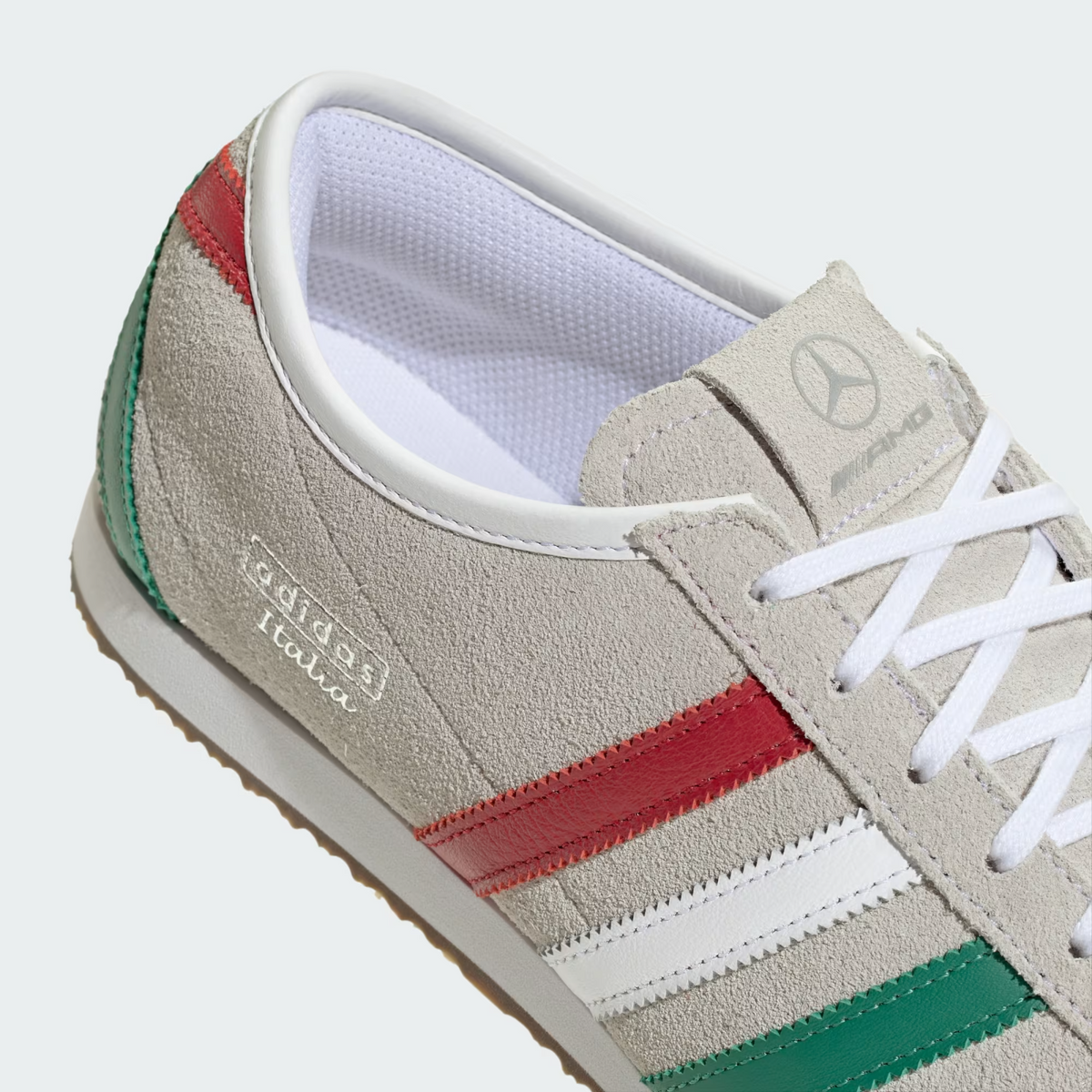 KJ1199 Mercedes adidas Italia 70s Cloud White Bold Green Power Red (Men's)