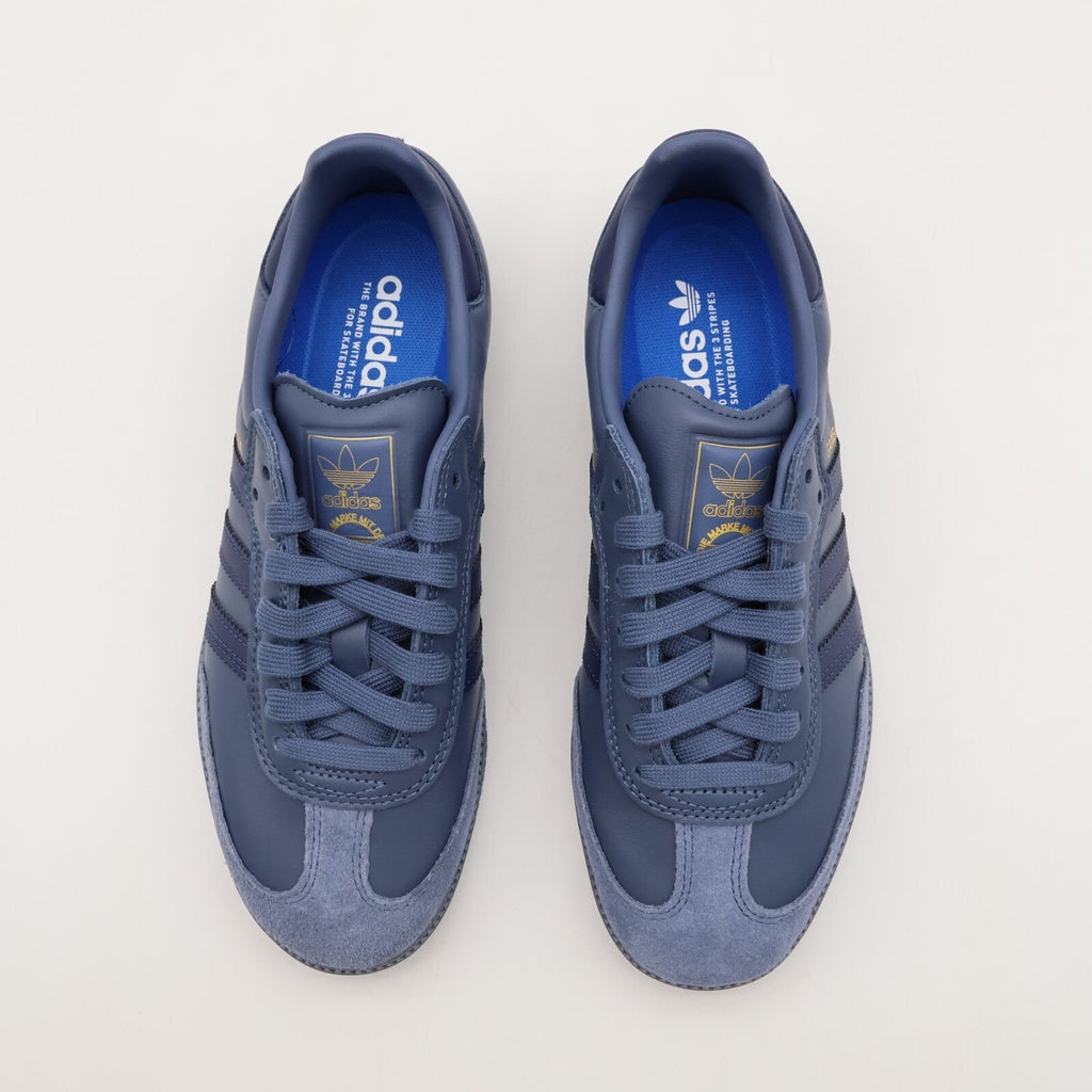 JH8803 adidas Originals Samba ADV Preloved Ink Gold Metallic (Men's)