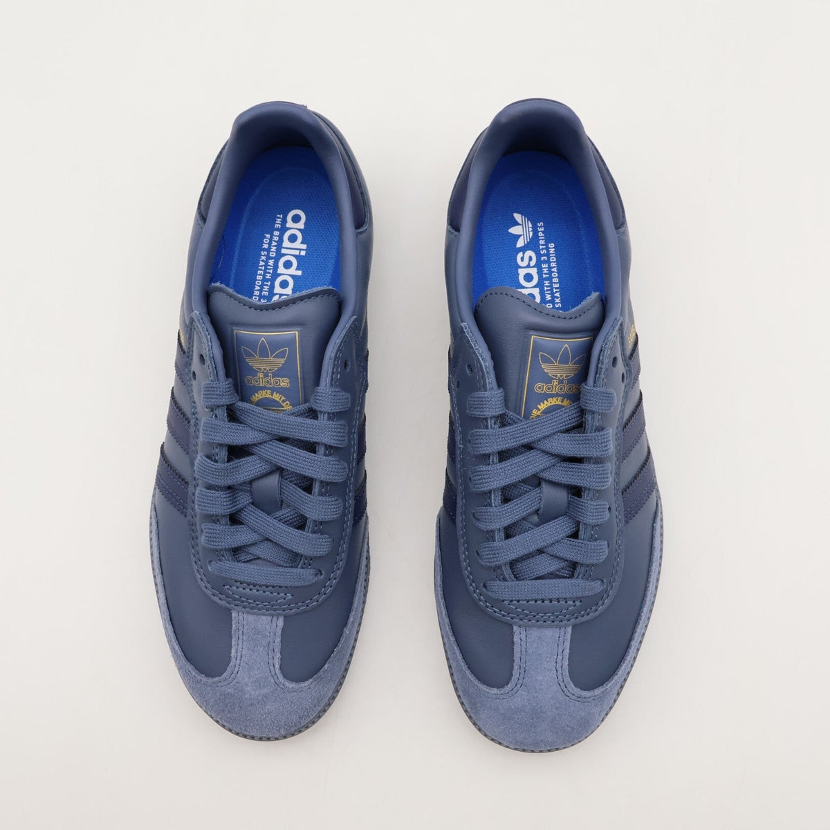 JH8803 adidas Originals Samba ADV Preloved Ink Gold Metallic (Men's)