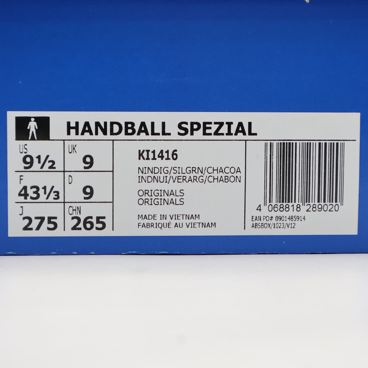 KI1416 adidas Originals Handball Spezial Blue (Men's)