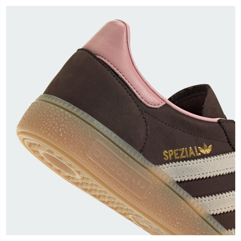 JR0852 adidas Originals Handball Spezial Dark Brown Alumina Wonder (Women's)