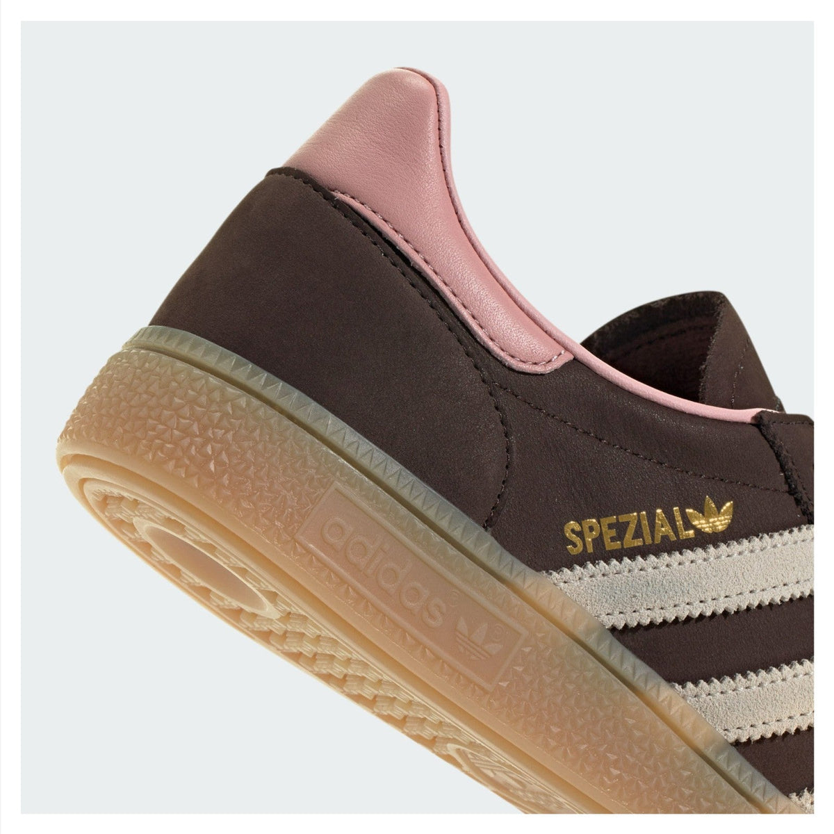 JR0852 adidas Originals Handball Spezial Dark Brown Alumina Wonder (Women's)