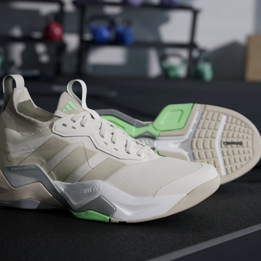 JS3171 adidas Rapidmove ADV 2 Chalk White Beige Lime Burst (Men's)