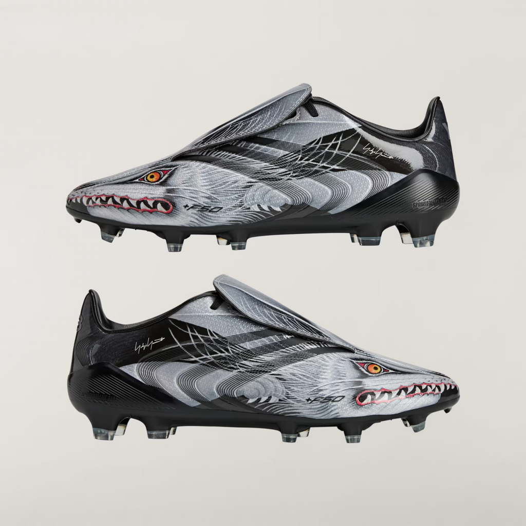 KJ6541 adidas Y-3 F50 Tunit FG Silver Metallic Black Grey Three (Men's)