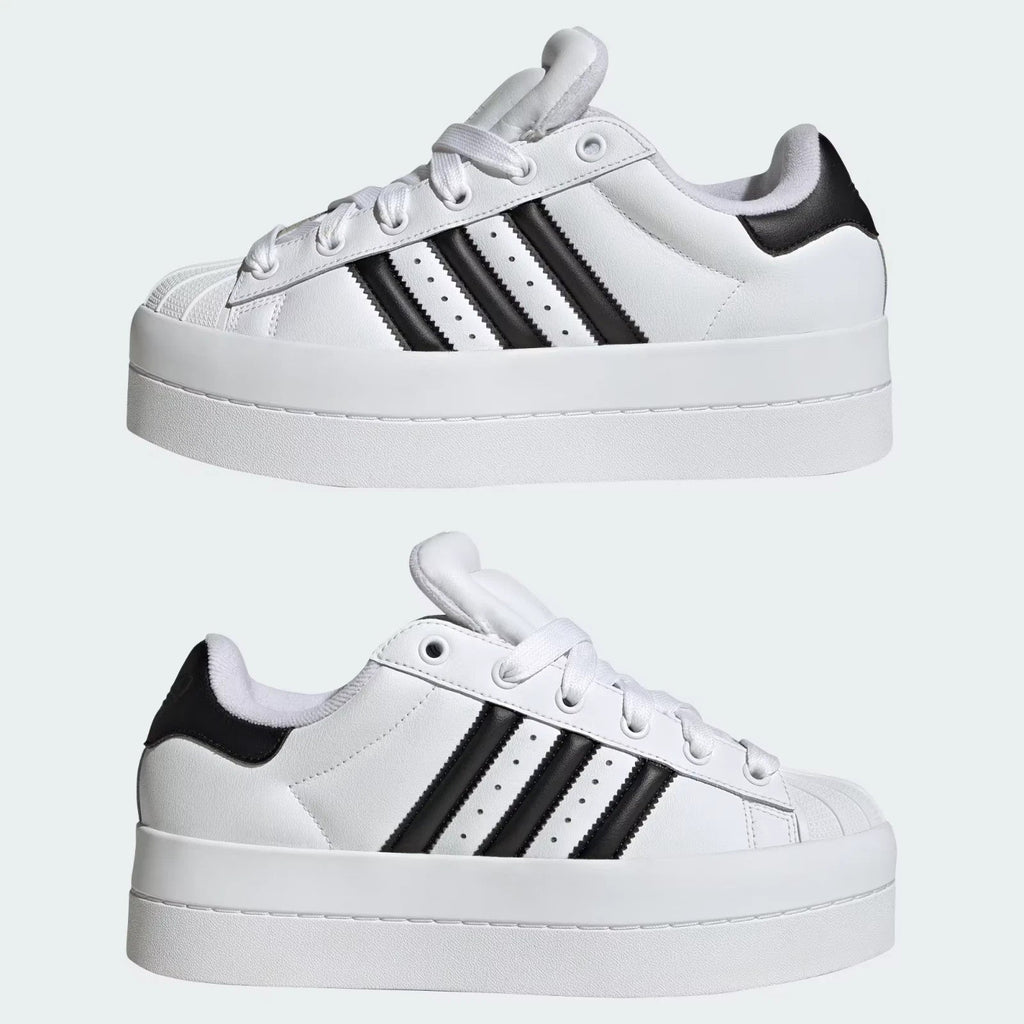 KI1925 adidas Superstar Stack Cloud White/Core Black (Women's)