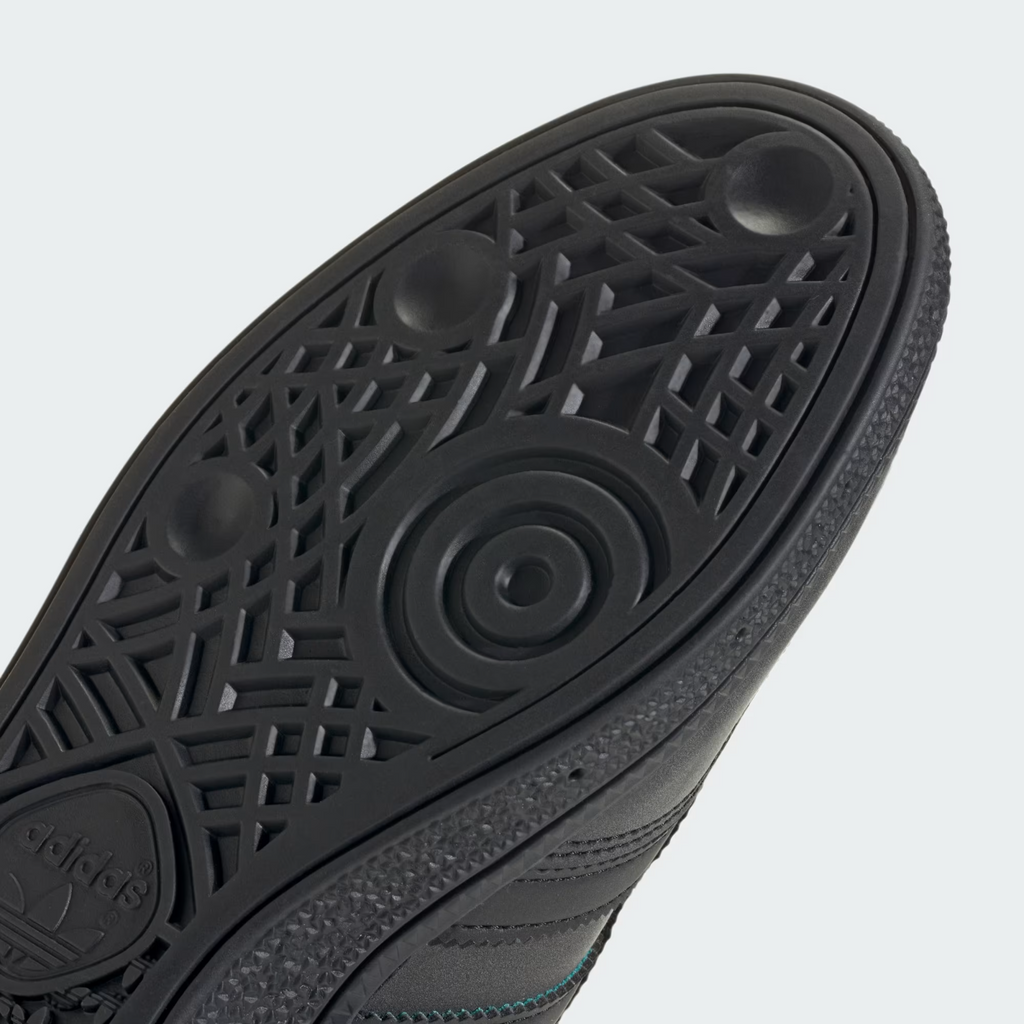 KJ1195 Mercedes AMG adidas Handball Spezial Core Black Semi Mint Rush (Men's)