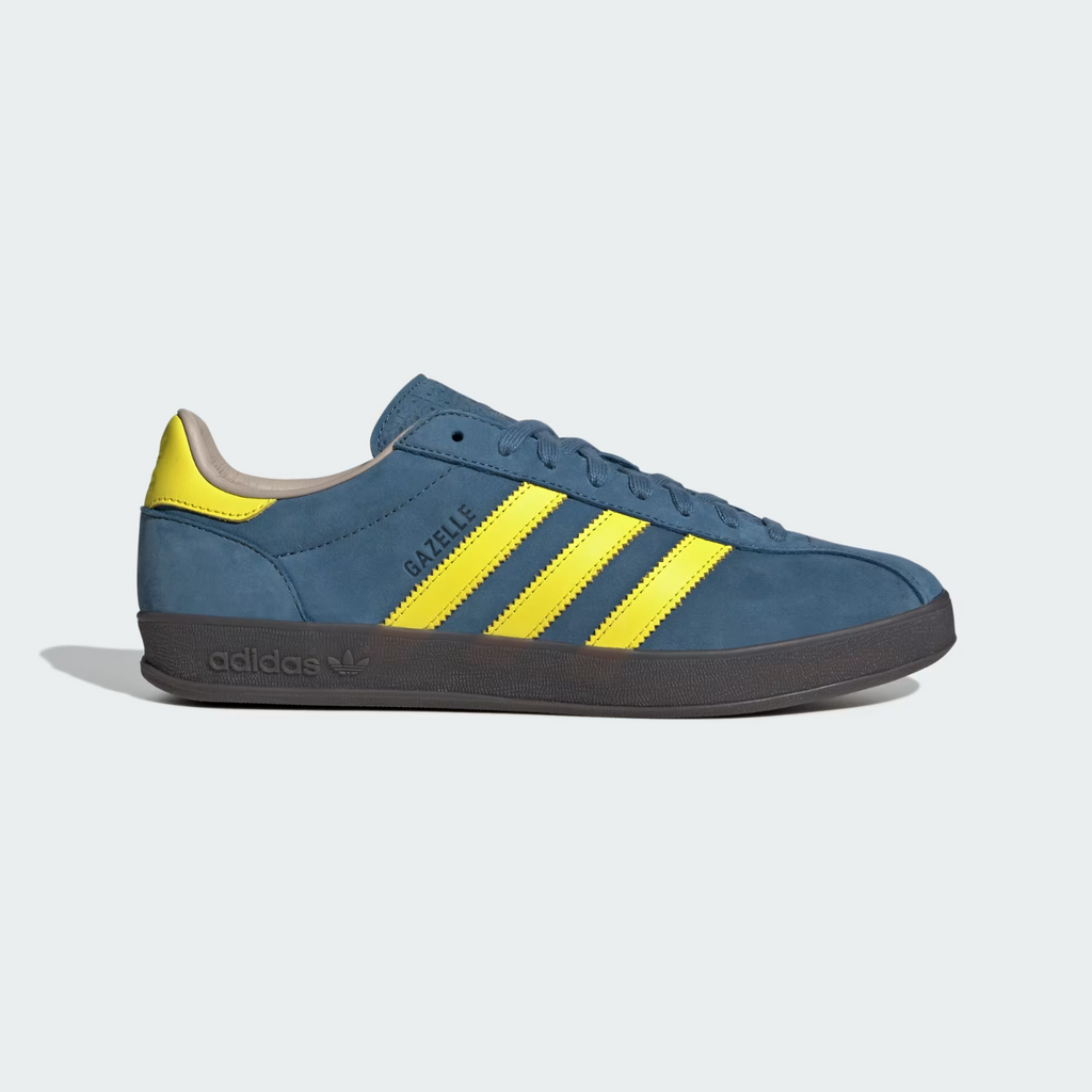 JR8838 adidas Originals Gazelle Indoor Pro Green Shock Yellow Charcoal (Men's)