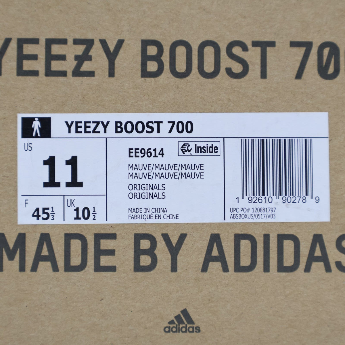 EE9614 Adidas Yeezy Boost Waver Runner Mauve Dark Grey Yellow Charcoal Gray