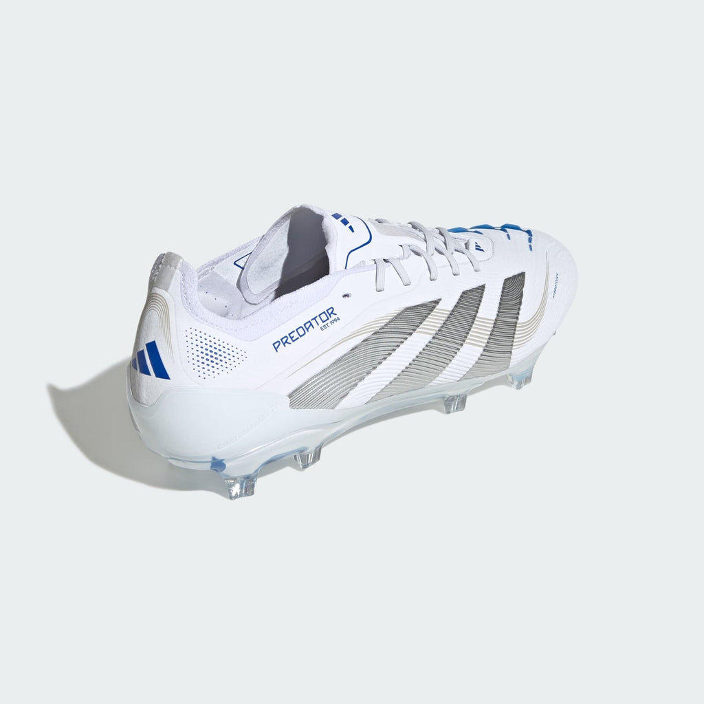 ID3879 adidas Predator Elite FG Cloud White Silver Metallic Bright Royal (Men's)