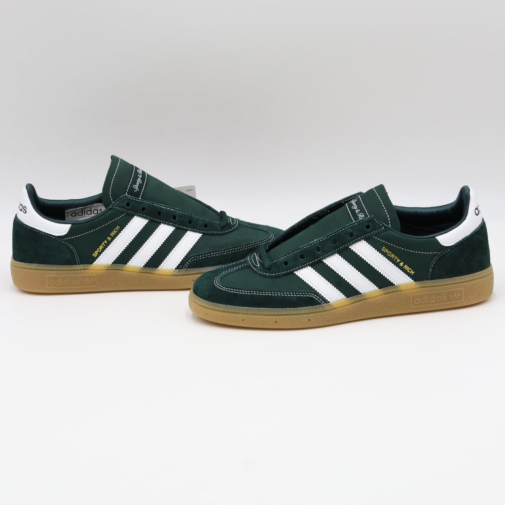 JP7067 Sporty Rich adidas Originals Handball Spezial Dark Green (Men's)