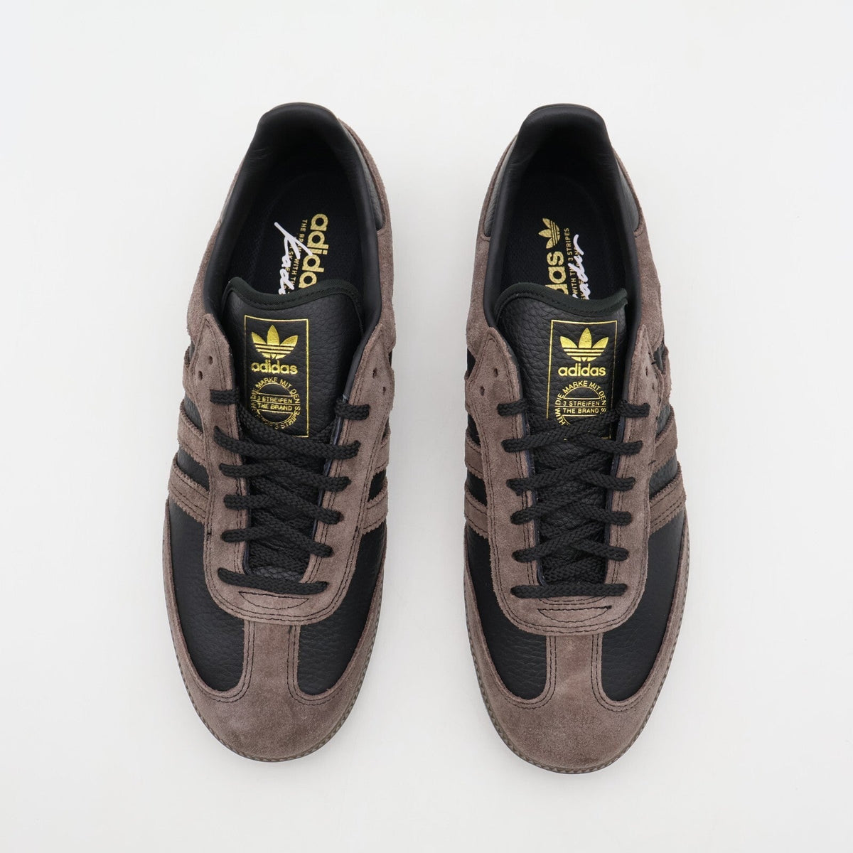 IF9235 Kader Sylla adidas Originals Samba ADV Core Black Brown Gum (Men's)