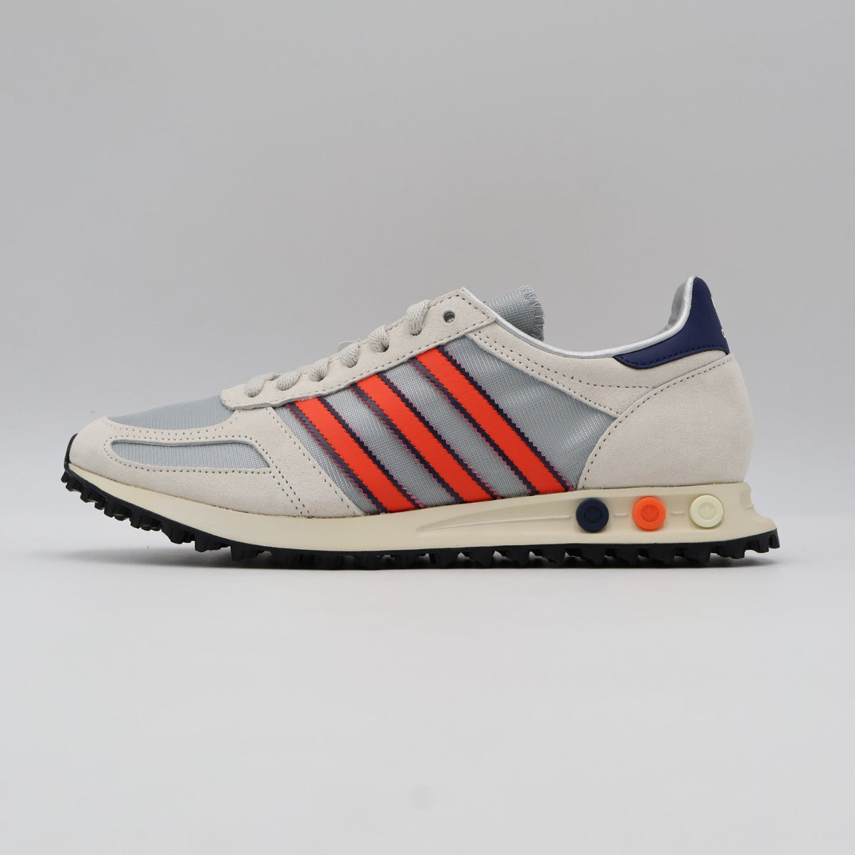 IH1651 adidas LA Trainer OG Silver Metallic Supplier Colour Dark Blue (Men's)