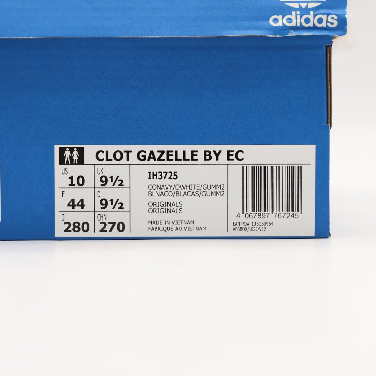 IH3725 CLOT adidas Originals Gazelle OG by Edison Chen Navy (Men's)