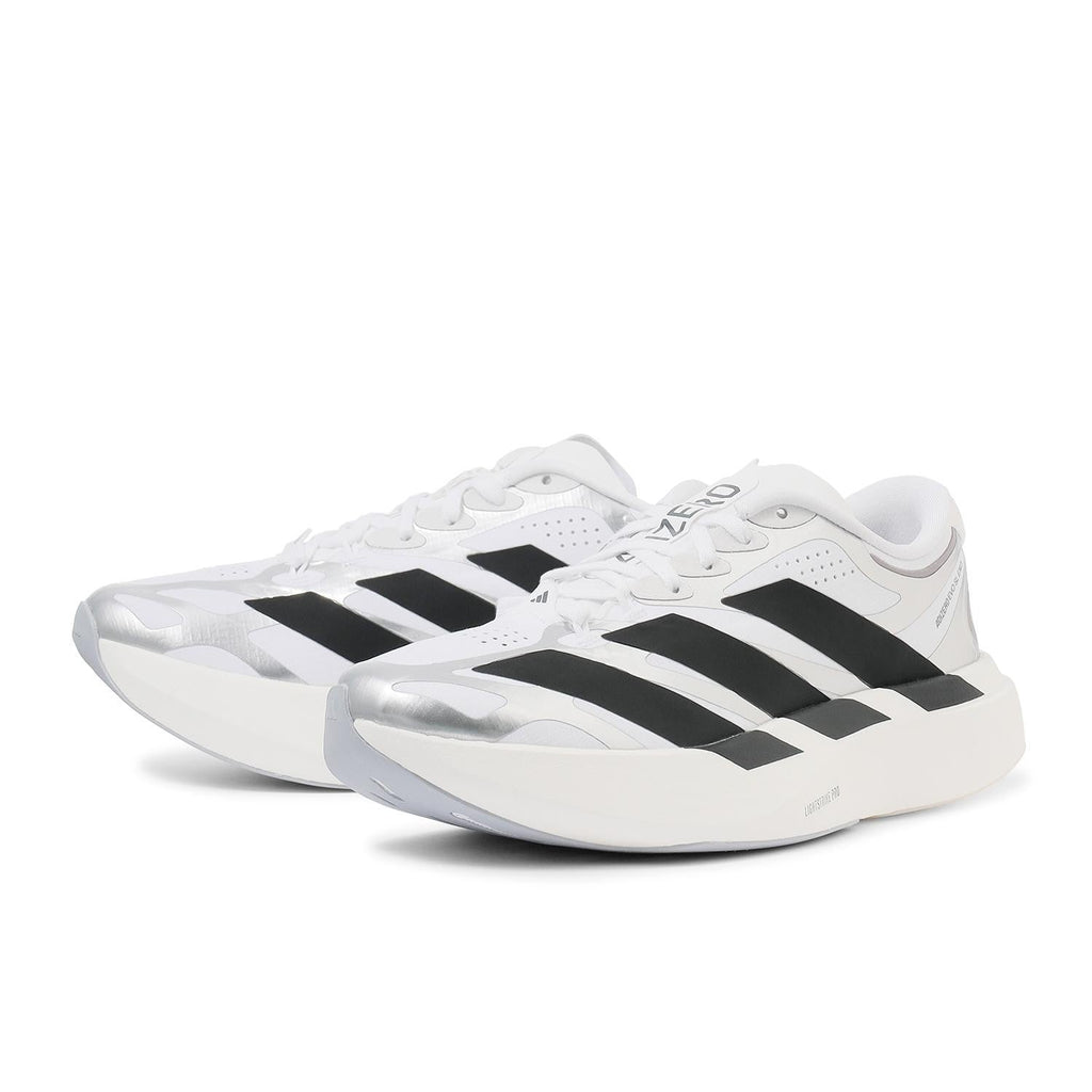 KI4782 adidas Adizero Evo SL EXO Cloud White Core Black Iron Metallic (Women's)