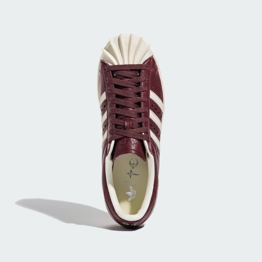 JS1908 THUG CLUB Ã adidas Originals Superstar Vintage College Burgundy (Men's)