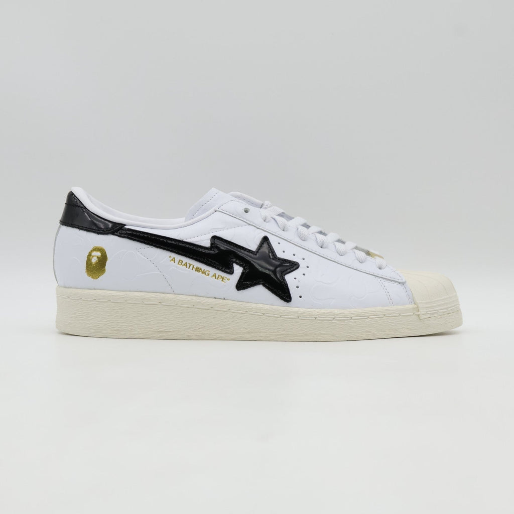 JR2701 A BATHING APE adidas Originals Superstar V Footwear White Core (Men's)
