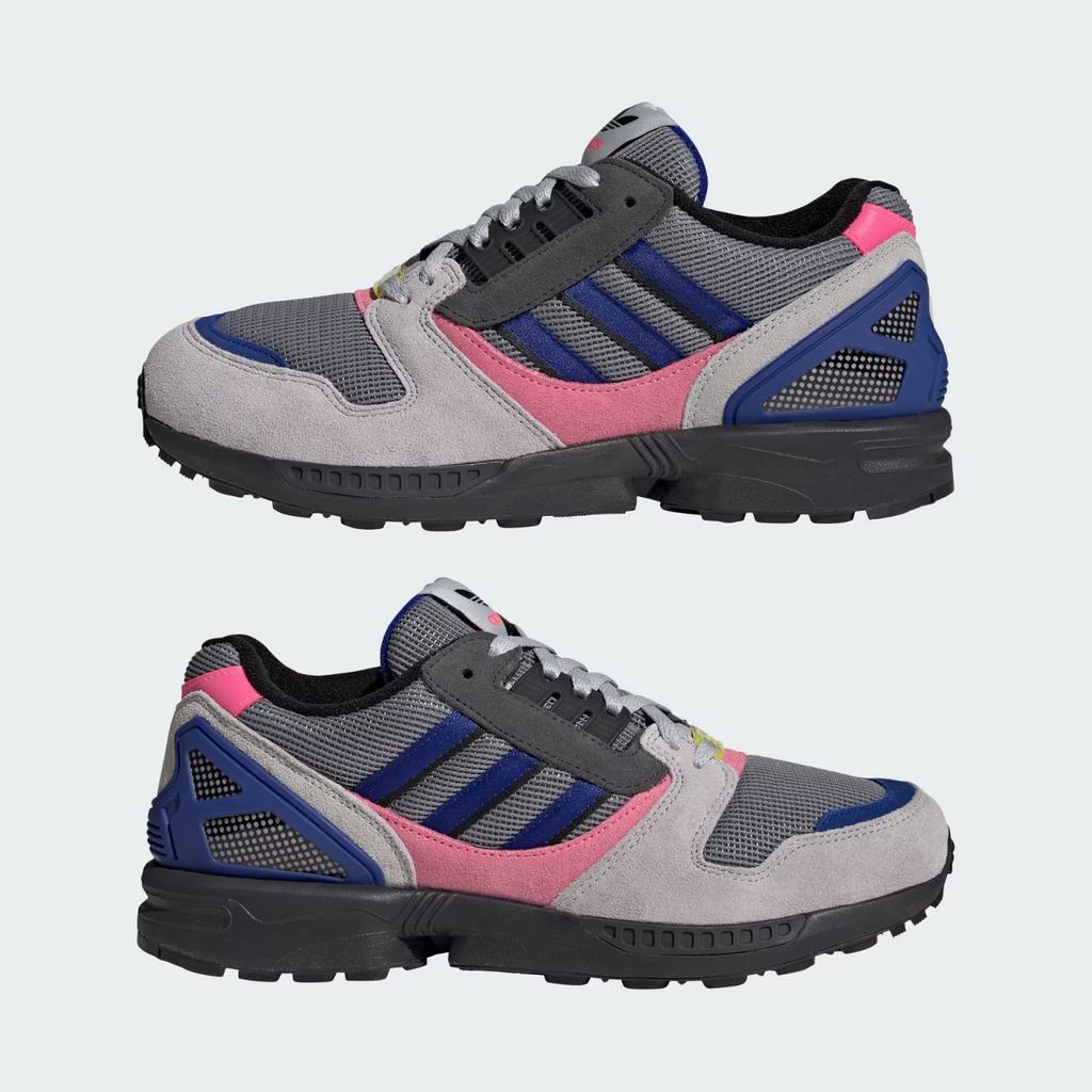 KI1377 adidas ZX 8000 Grey Three Semi Lucid Blue Lucid Pink (Men's)