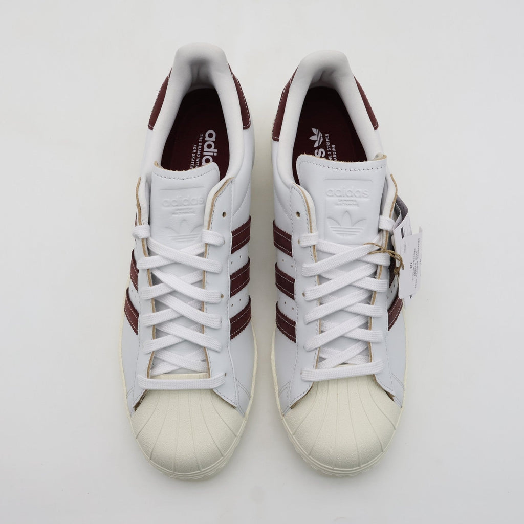 JP8529 adidas Originals Superstar 80 ADV Crystal White Shadow Red (Men's)