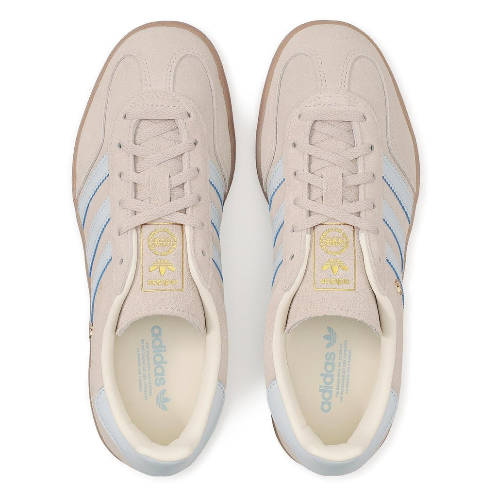 JR2432 adidas Gazelle Indoor Wonder Beige Halo Blue (Women's)
