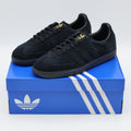 JR0887 adidas Originals Samba OG Core Black Grey Three Gold Metallic (Men's)