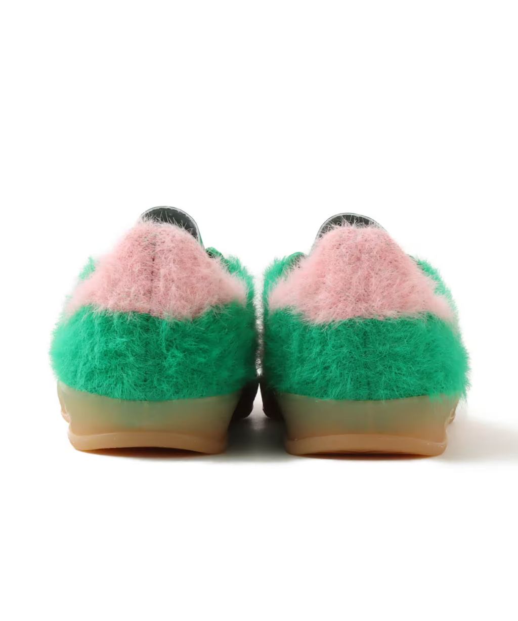 JP8342 adidas Originals Gazelle Indoor Green Glow Pink Gum (Men's)