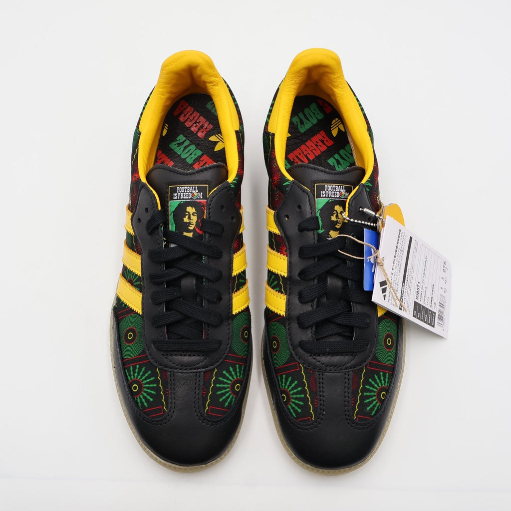 KI8571 Bob Marley adidas Samba Black Yellow Gum (Men's)